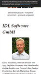 Mobile Screenshot of idl-software.de